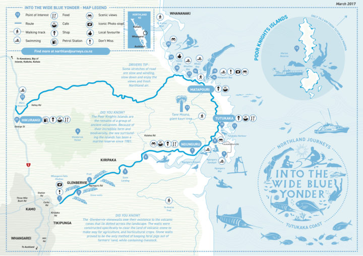 Map of Into the wide blue yonder Tutukaka