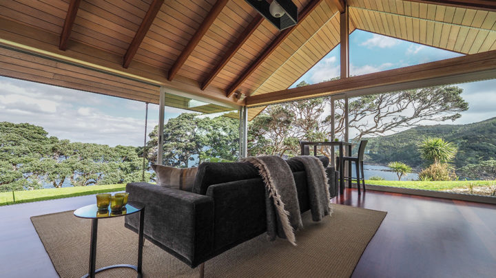 Architecturally designed living room Whangarei Heads