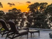 Sunrise at the Glasshouse in Northland